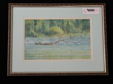 Michael Ringer Original Watercolor of Osprey