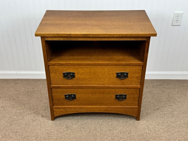 Stickley 2 Drawer Cabinet