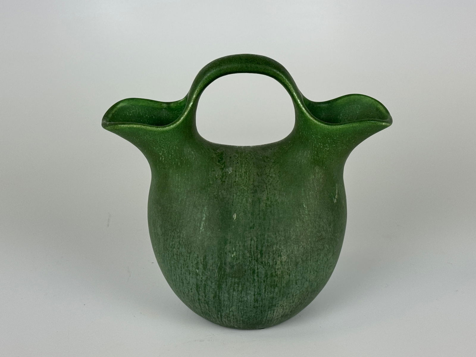 Hampshire Pottery Single Handle Double Vase (1 of 4)