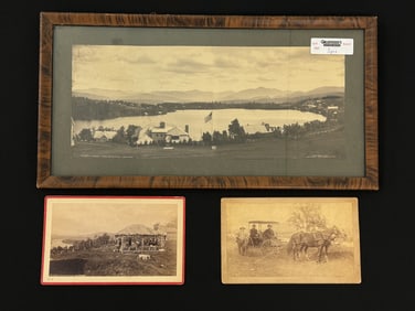 Lake Placid Mirror Lake Panoramic Photo