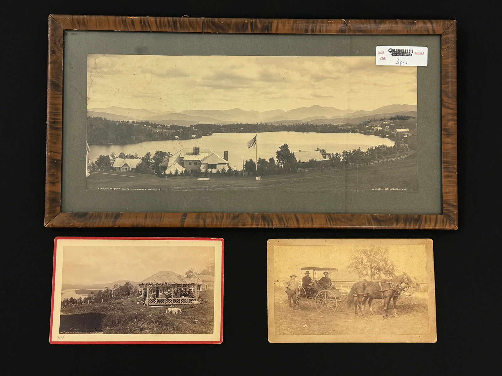 Lake Placid Mirror Lake Panoramic Photo (1 of 5)