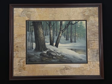 Gary Casagrain Adirondack Oil Painting