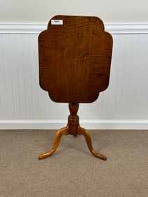 Curly Maple Tilt Top Candle Stand
