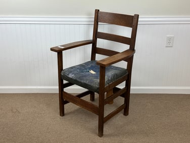 L & J G Stickley Arm Chair
