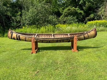 14' Native American Birch Bark Canoe