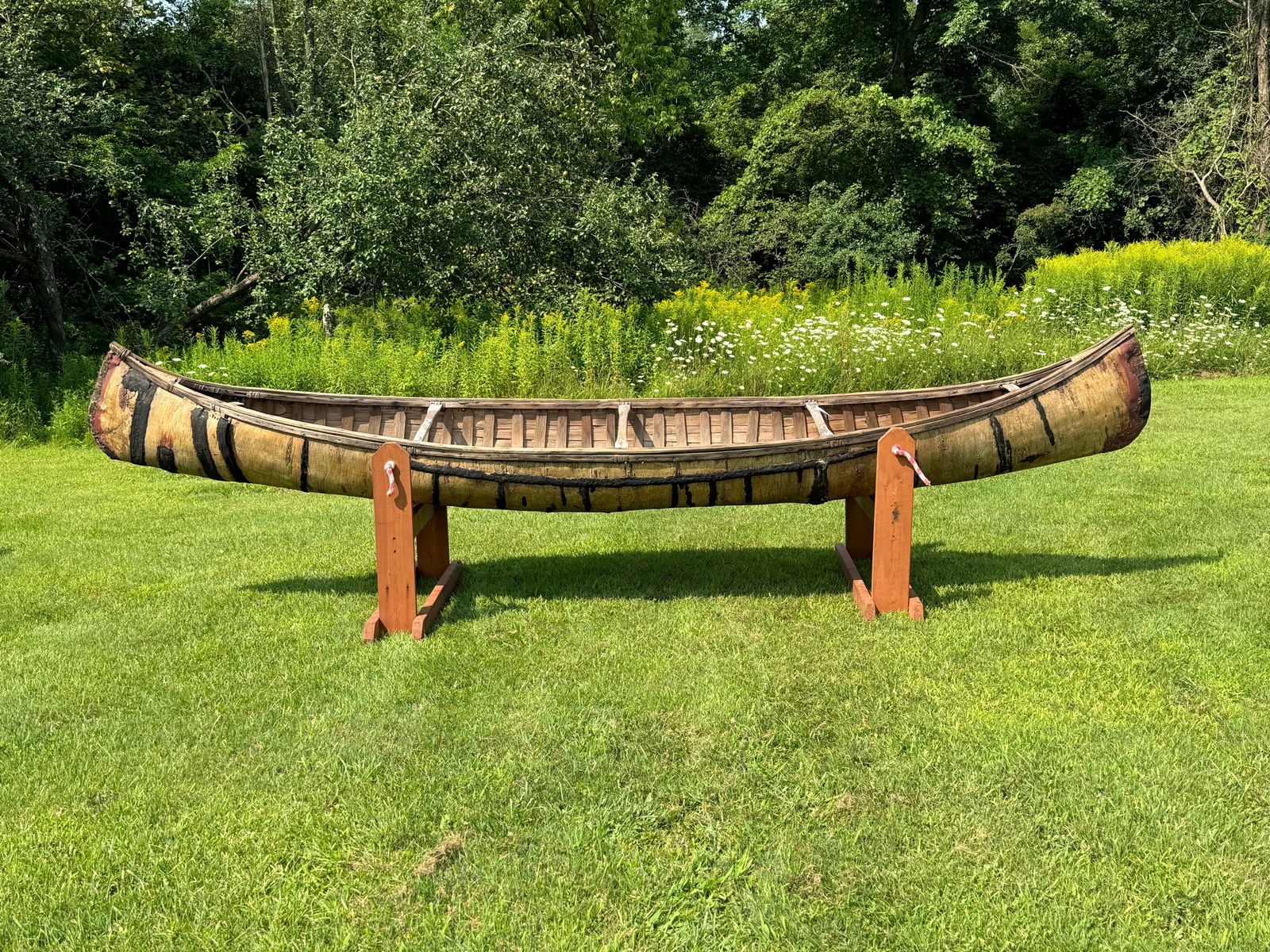14' Native American Birch Bark Canoe (1 of 7)
