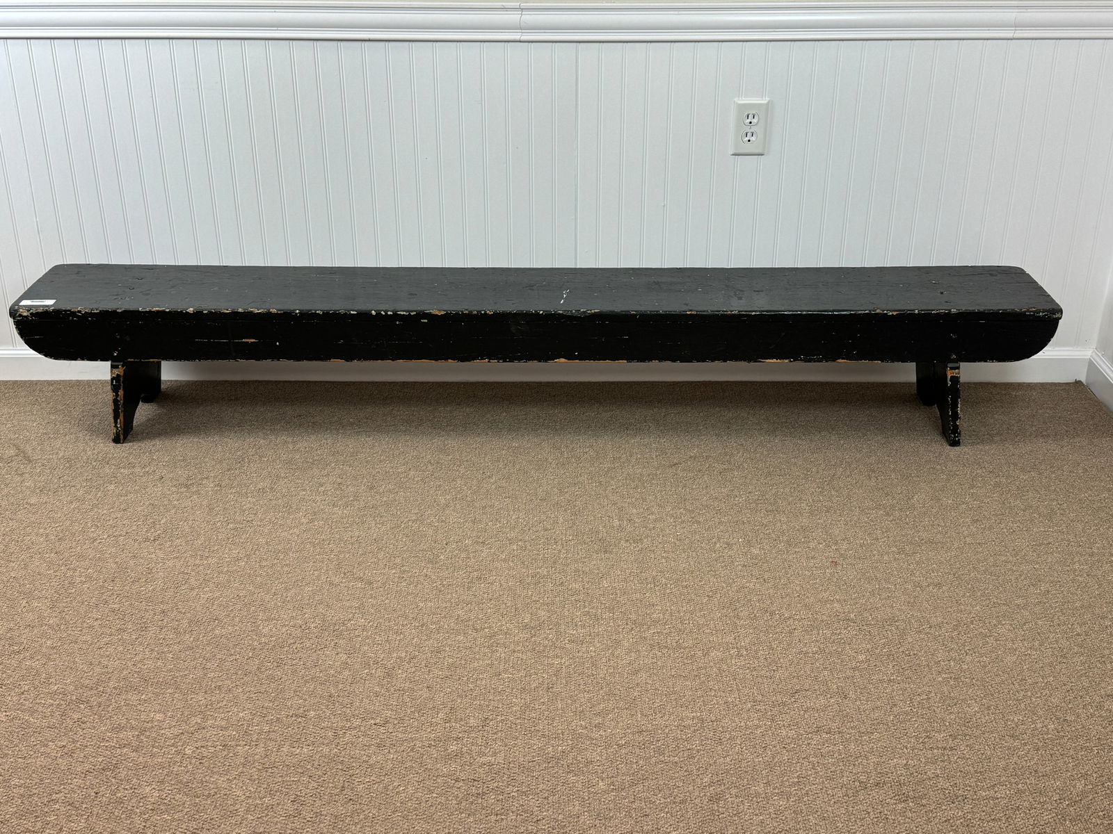 Country Painted Pine Bench (1 of 4)