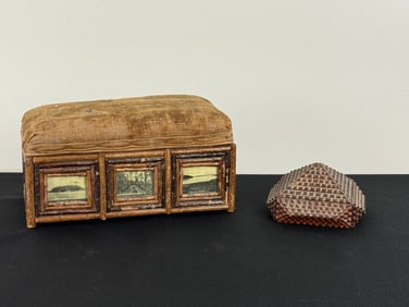 Tupper Lake Mosaic Panel Dresser Box