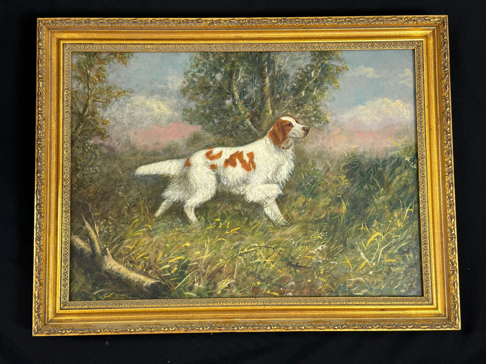 Springer Spaniel Hunting Dog Oil Painting (1 of 5)