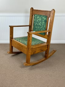 Mission Oak Oversized Arm Rocker
