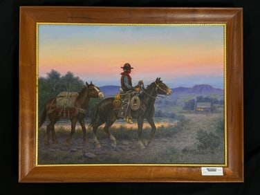 Robert Lindneux (1871-1970) Oil on Canvas