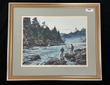 Ogden Pleissner "The Head of the Pool" Print