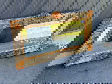 Adirondack Yellow Birch Mantle Mirror