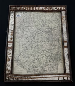 Map of the Adirondacks by S.R. Stoddard 1912