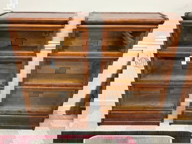 Globe-Wernicke Matched Pair of Stacking Bookcases