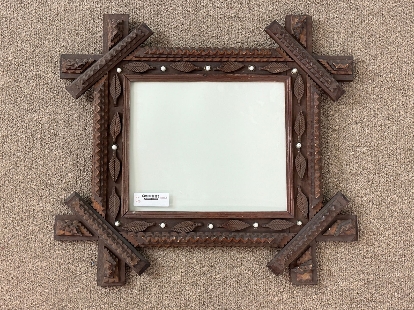 Tramp Art Picture Frame (1 of 4)