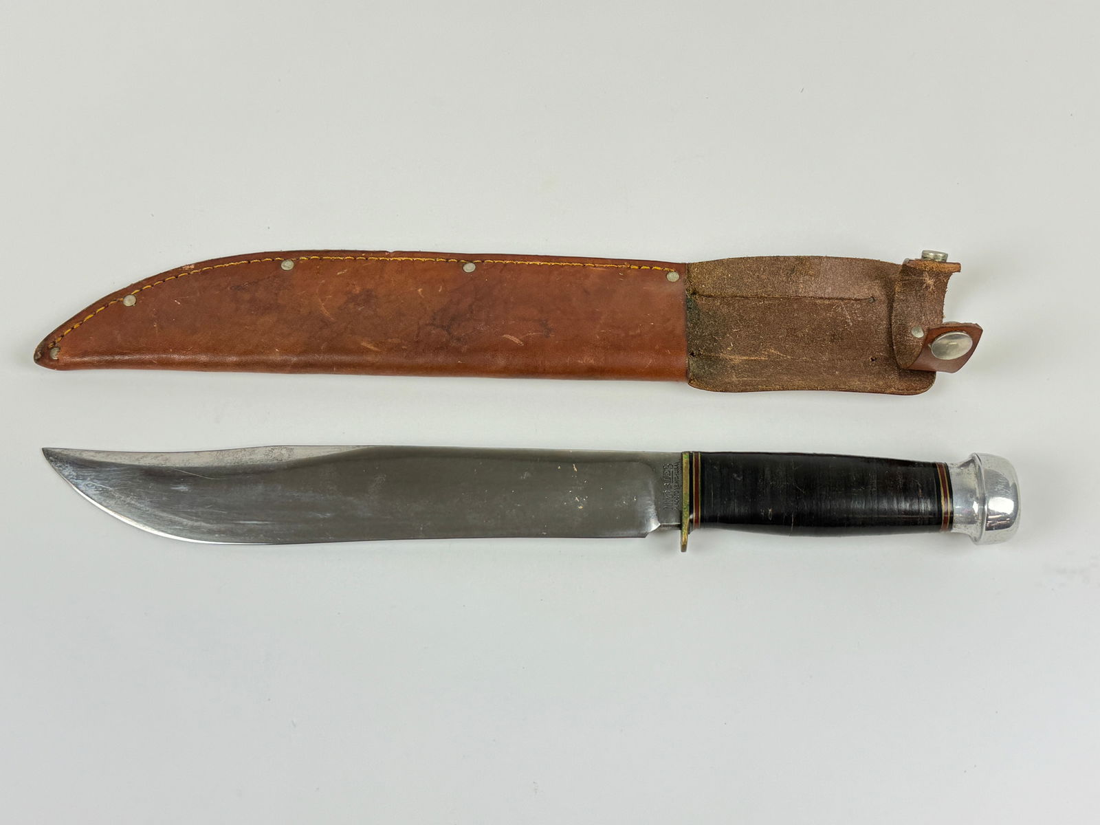 Marbles Hunting Knife with Leather Handle (1 of 3)