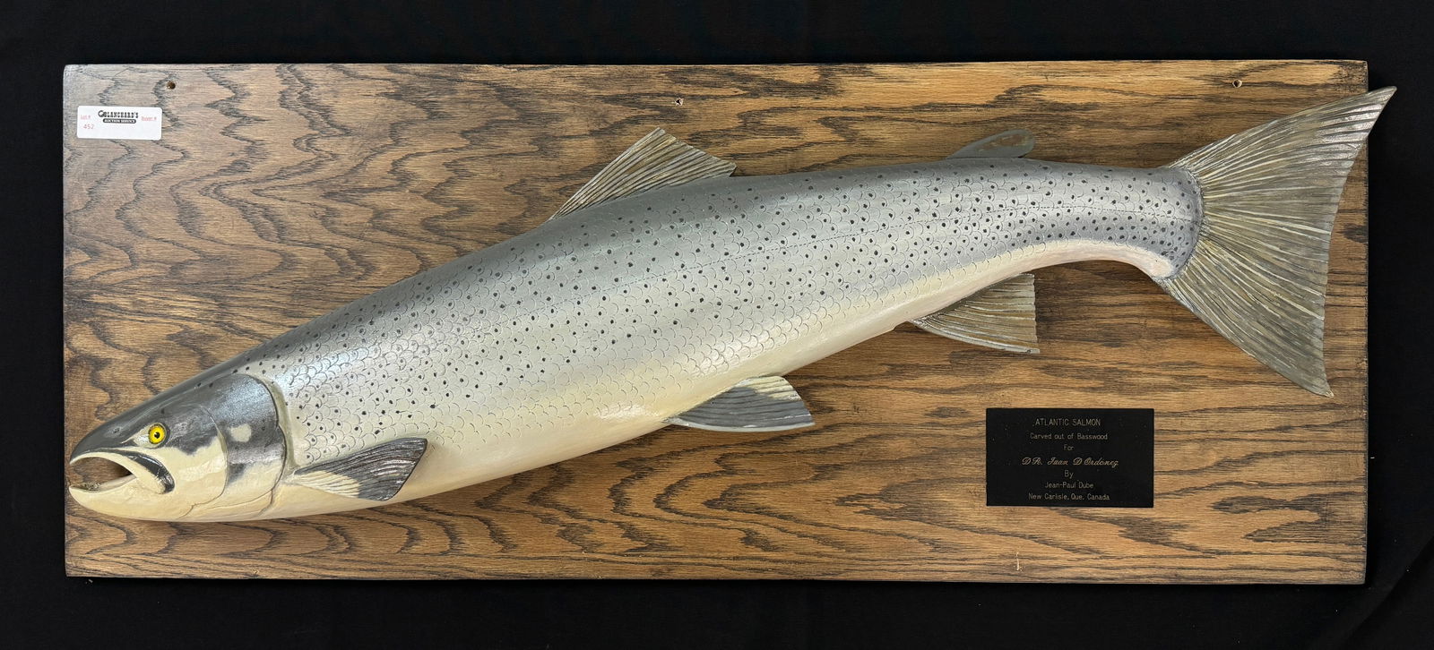 Wooden Carved & Painted Atlantic Salmon (1 of 4)