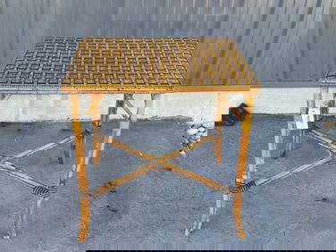 Rattan Stick Wicker Table