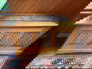 Adirondack Mosaic Cedar Lined Blanket Chest