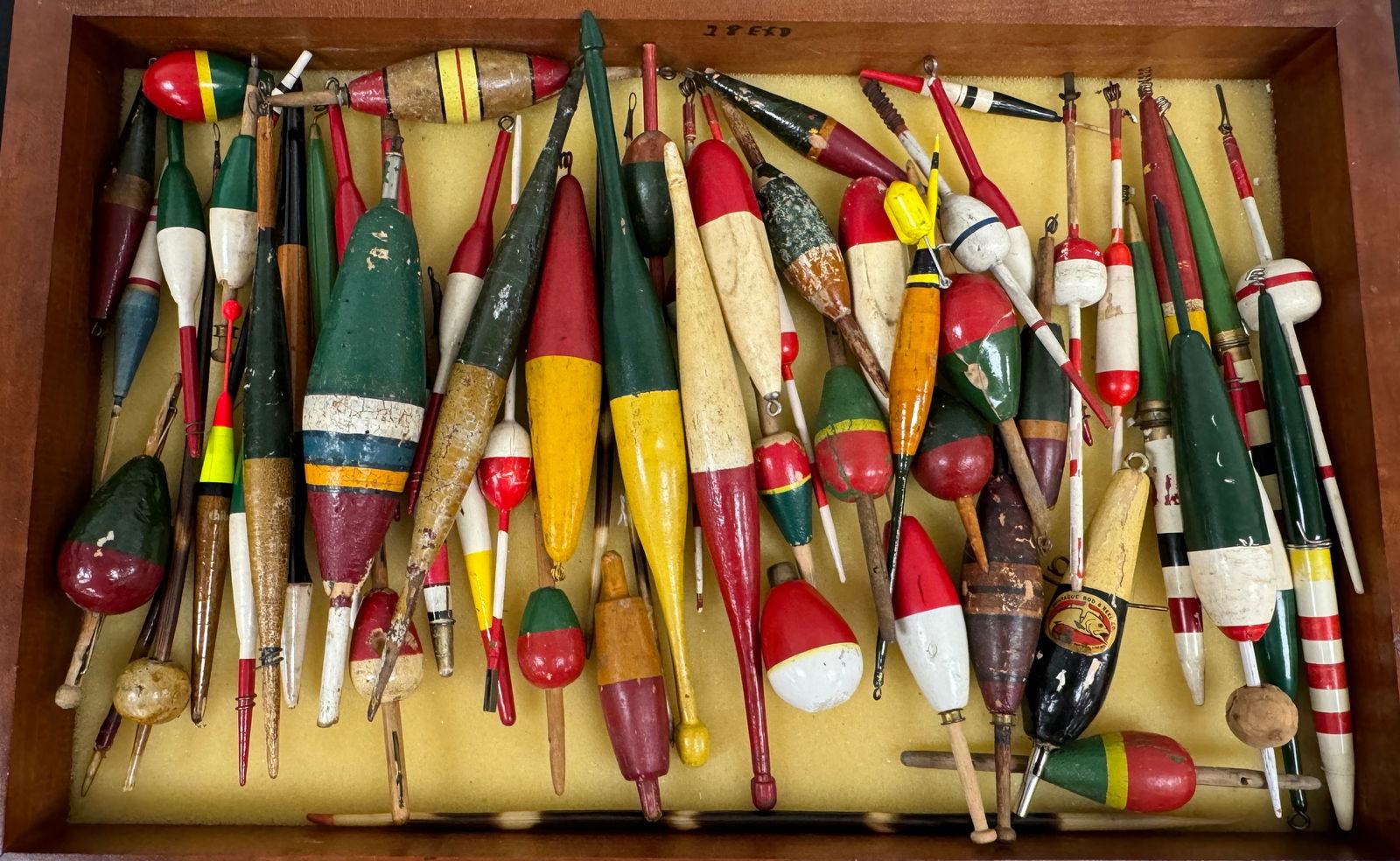 Early Painted Fishing Bobbers & Stick Ups (1 of 1)
