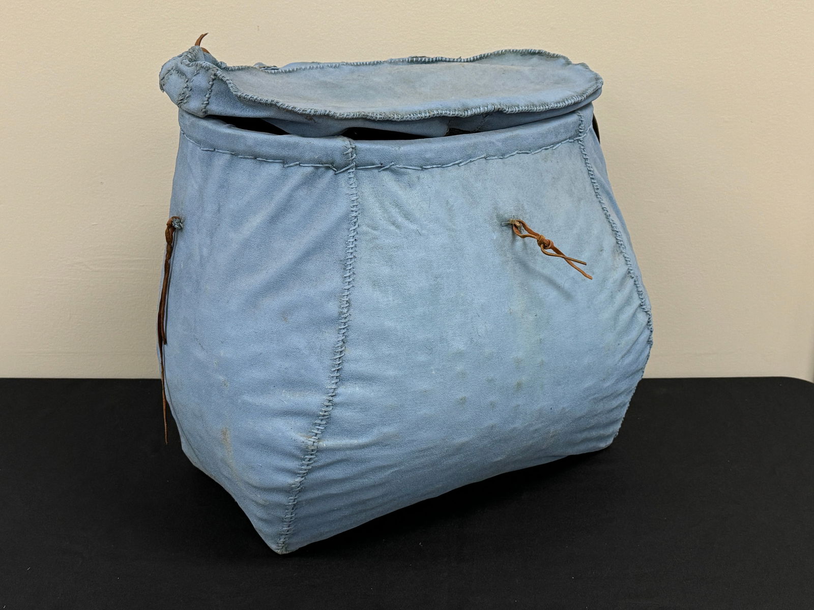 Oversized Canvas Covered Pack Basket (1 of 4)