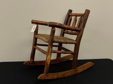 Old Hickory Spindle Back Youth Rocker
