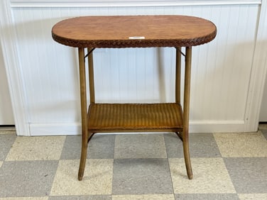 Deco Fiber Lloyd Loom Side Table