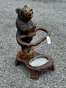 Black Forest Style Bear Umbrella Stand