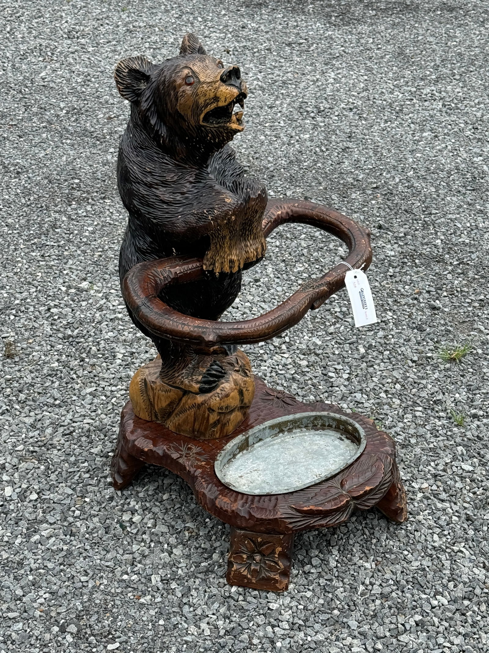 Black Forest Style Bear Umbrella Stand (1 of 4)