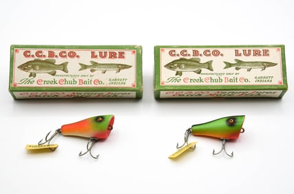 2 Boxed Creek Chub Midget Plunkers