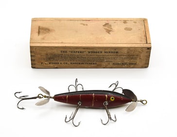 Early Woods "Expert" Wooden Minnow