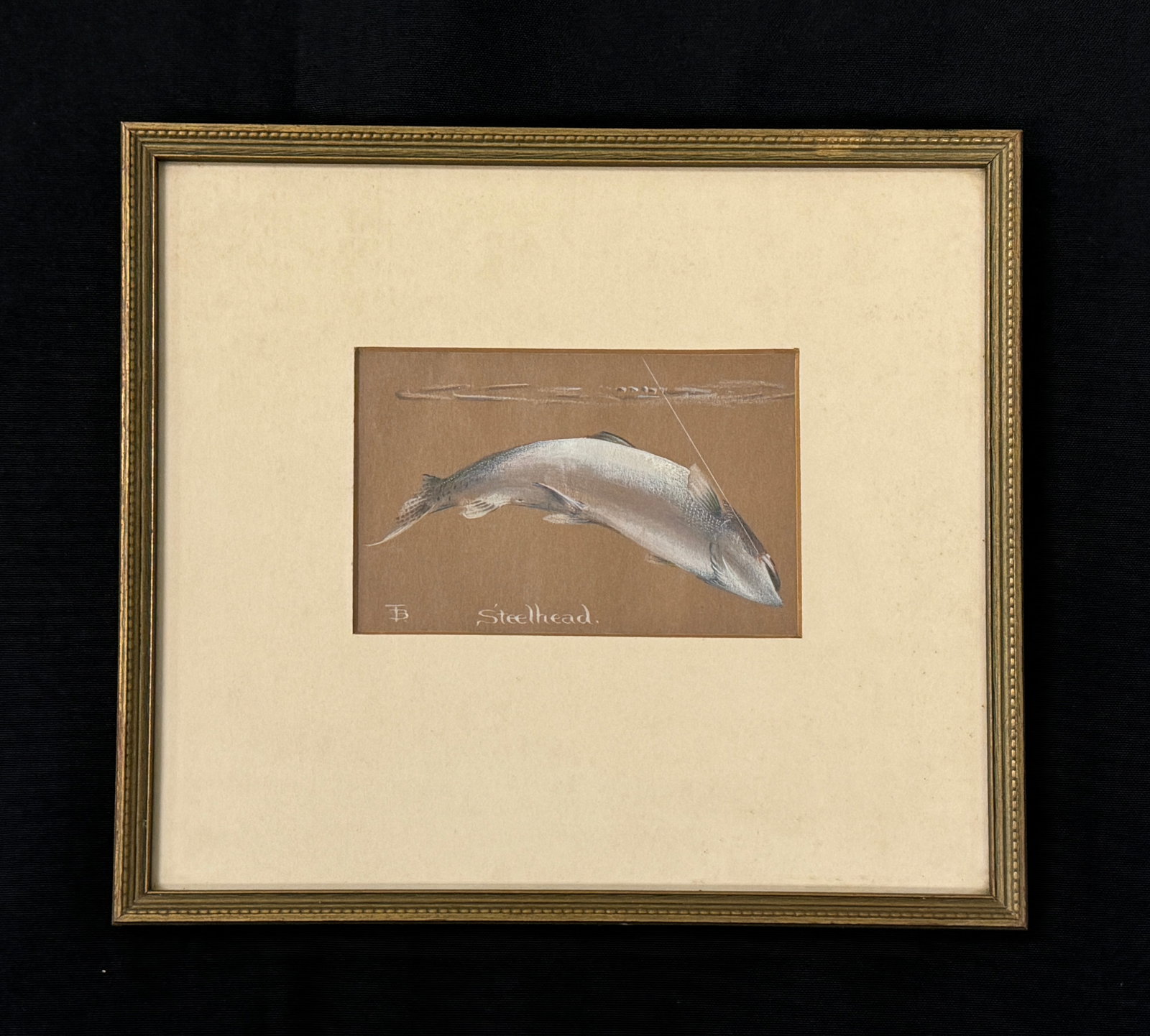 Framed Brayshaw "Steelhead" Pastel (1 of 2)