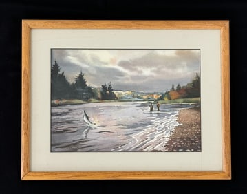 Original Arthur Taylor Watercolor