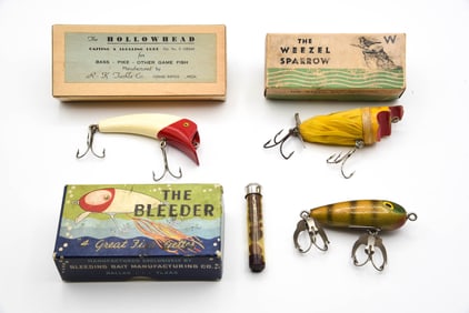 3 Vintage Boxed Lures