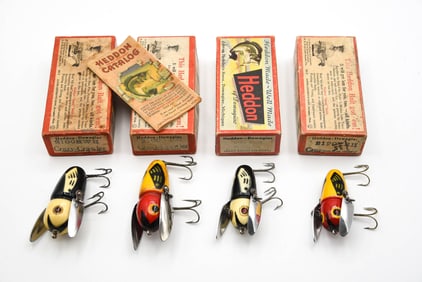 4 Boxed Heddon Crazy Crawlers