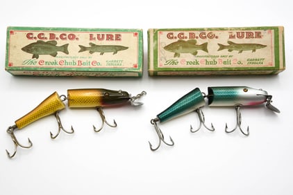 2 Creek Chub Jointed Husky Pikies