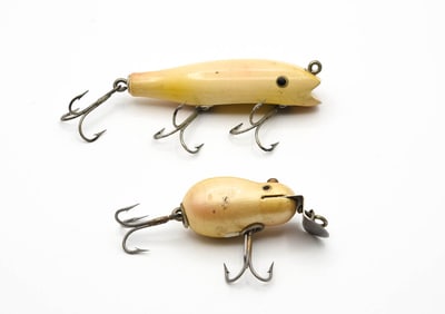 2 Creek Chub "Pearl" Lure Specials