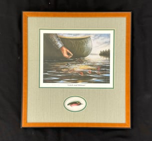 Framed Flint Streamer & Footer Print