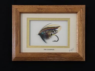 Framed Muzeroll Atlantic Salmon Fly