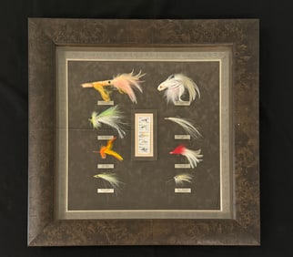 Framed Saltwater Fly Presentation