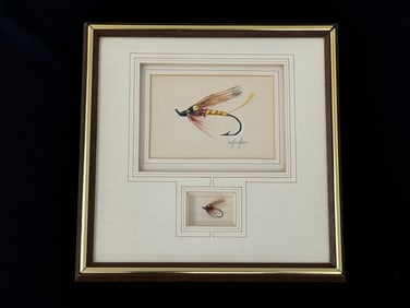 Vintage Bill Hiatt Fly Art