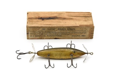 Early Woods "Expert" Wooden Minnow