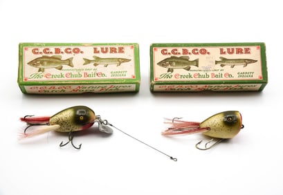 2 Creek Chub Hair Baits