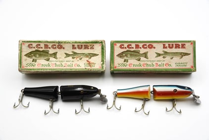 2 Creek Chub Jointed Pikies