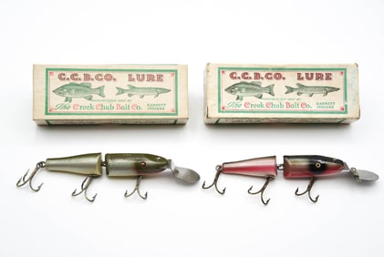 2 Creek Chub Jointed Pikies