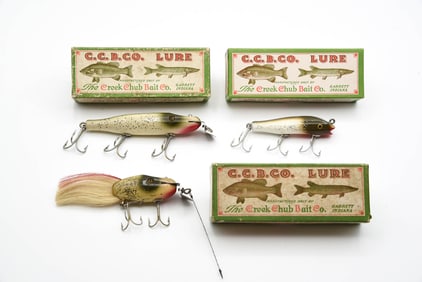 3 Creek Chub Silver Flash Lures