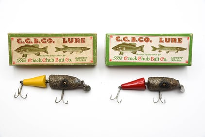 2 Creek Chub Baby Jointed Pikies