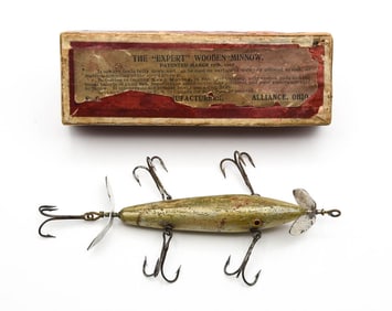 Early F.C. Woods Round Expert Minnow