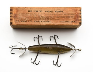 Early Woods "Expert" Wooden Minnow